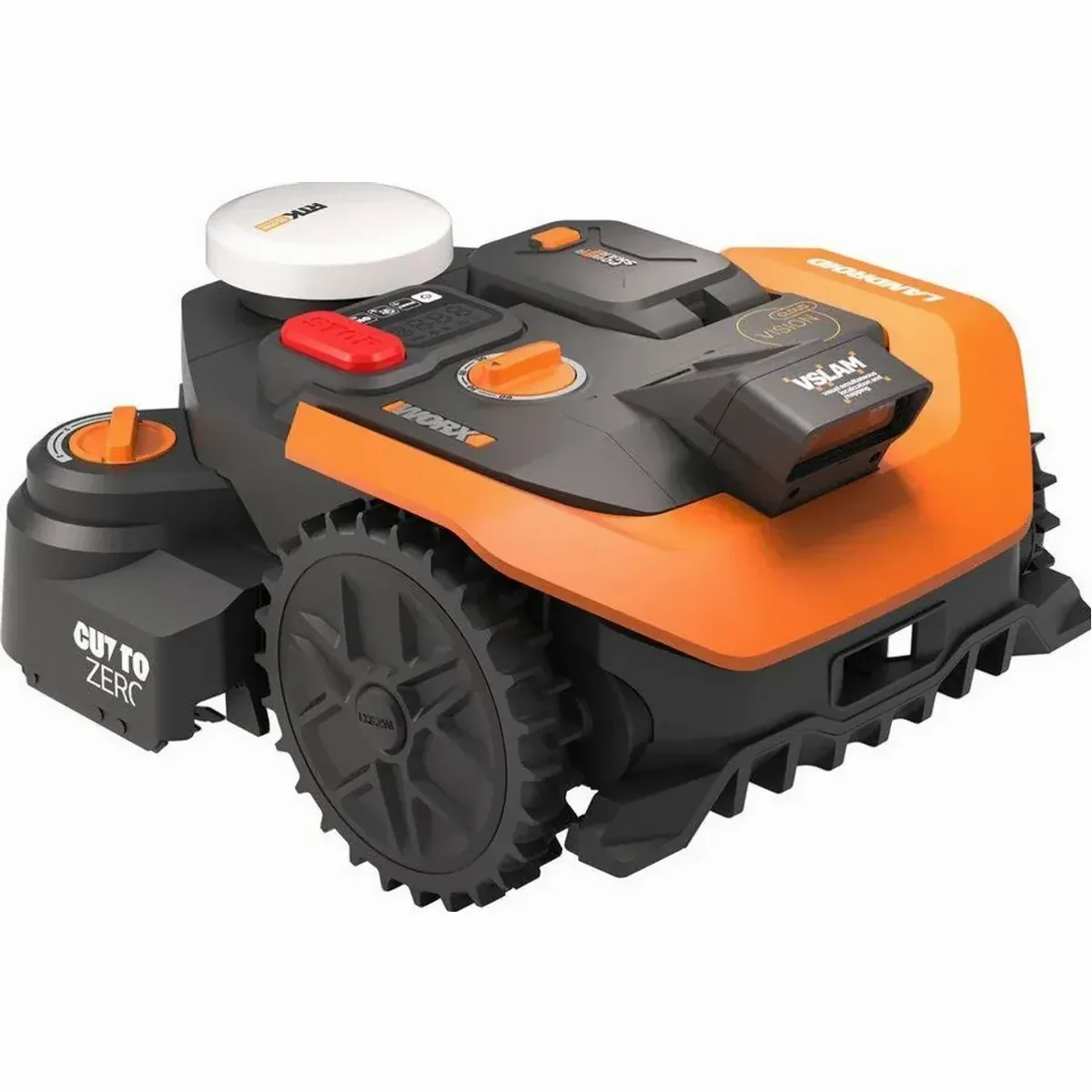 Worx Landroid Vision Cloud WR308E 2WD, präzise Mähtechnologie, App-Steuerung, KI-Hinderniserkennung