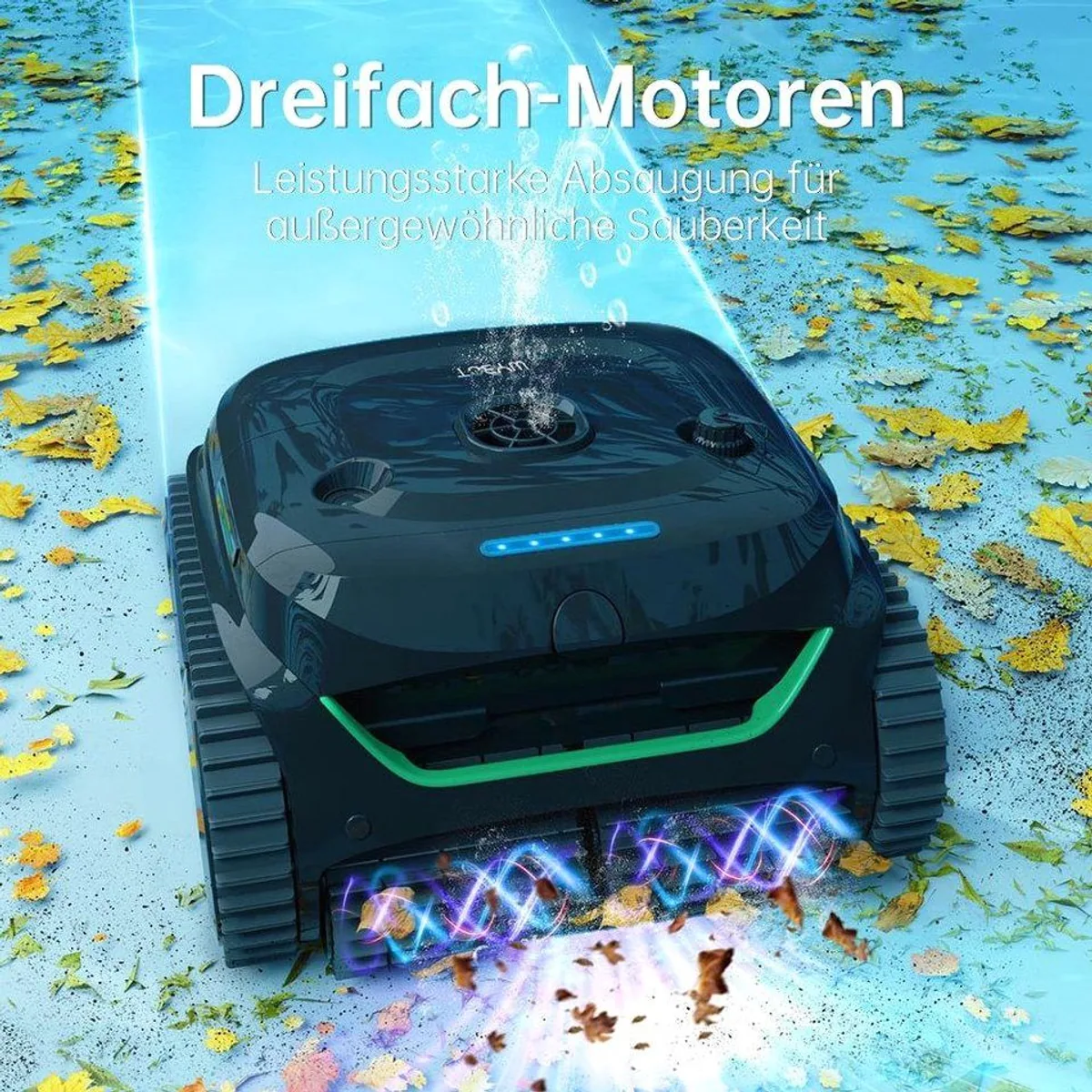 WYBOT Poolroboter C2, intelligente Navigation, 180 Minuten Laufzeit, Auto-Park-System 3