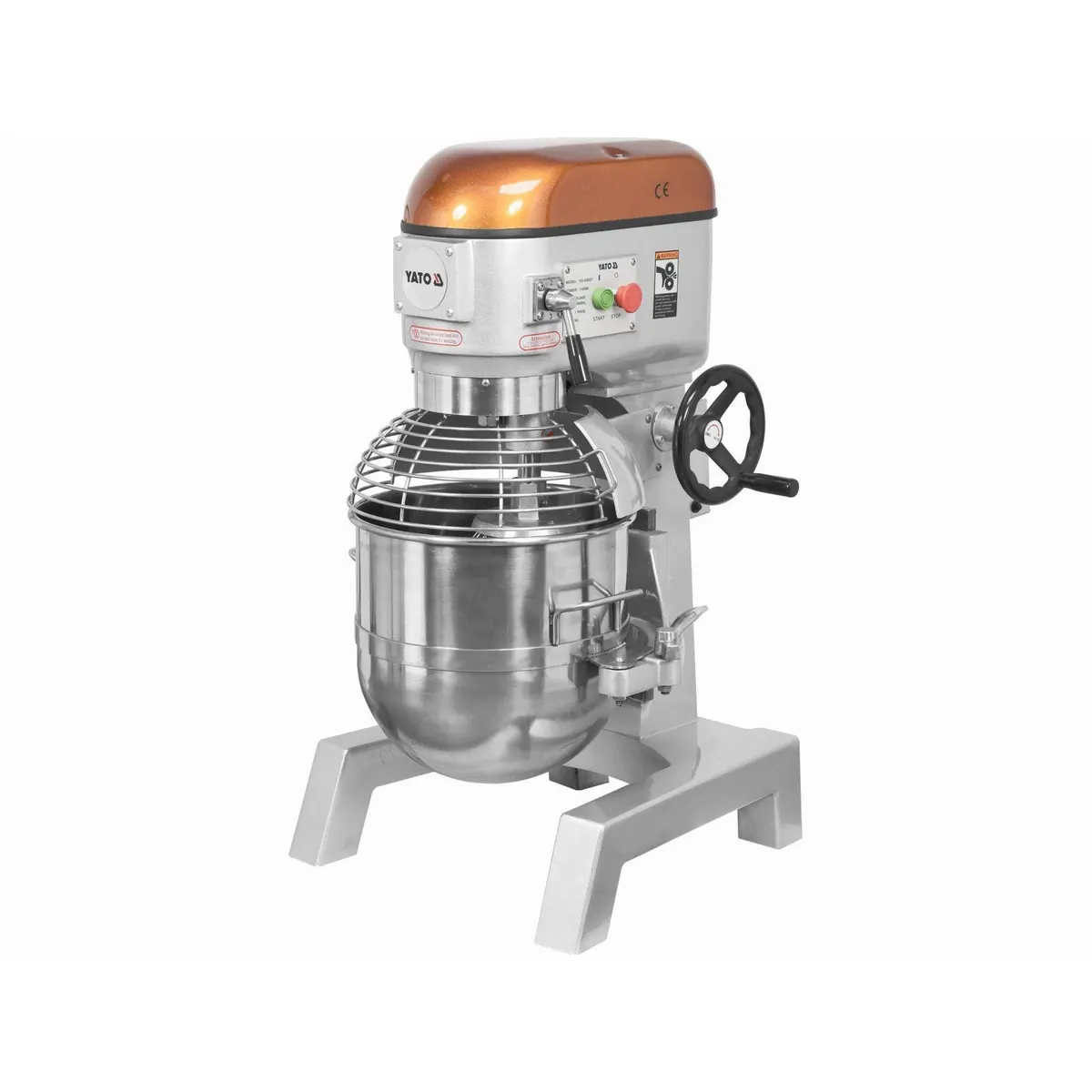 Yato Planetenmischer YG-03027, 1100 W, 35L Edelstahl-Schüssel