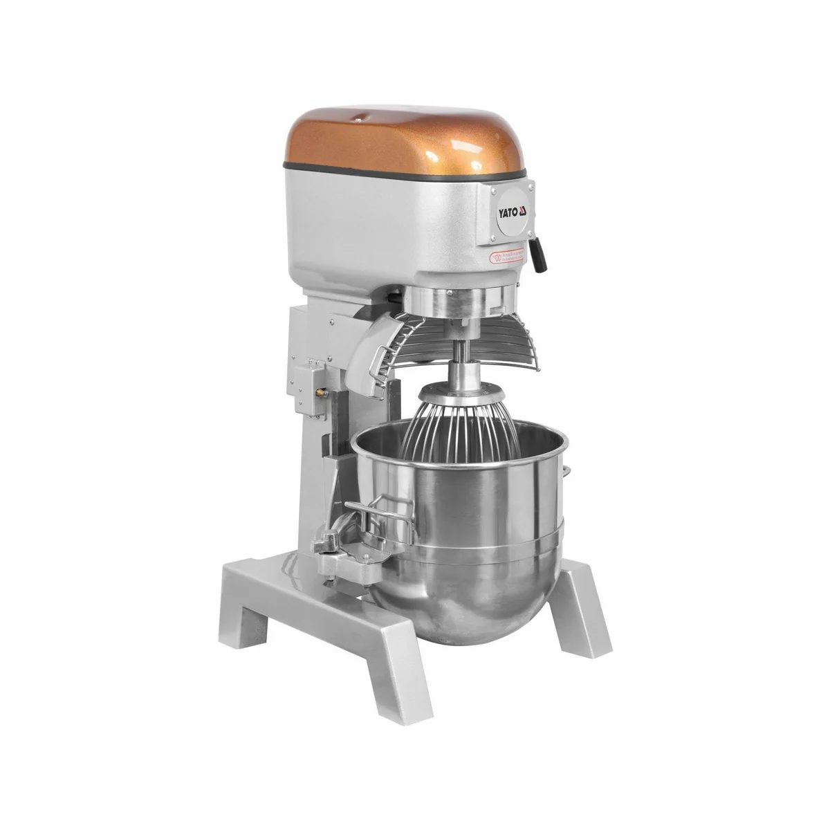 Yato Planetenmischer YG-03027, 1100 W, 35L Edelstahl-Schüssel 3