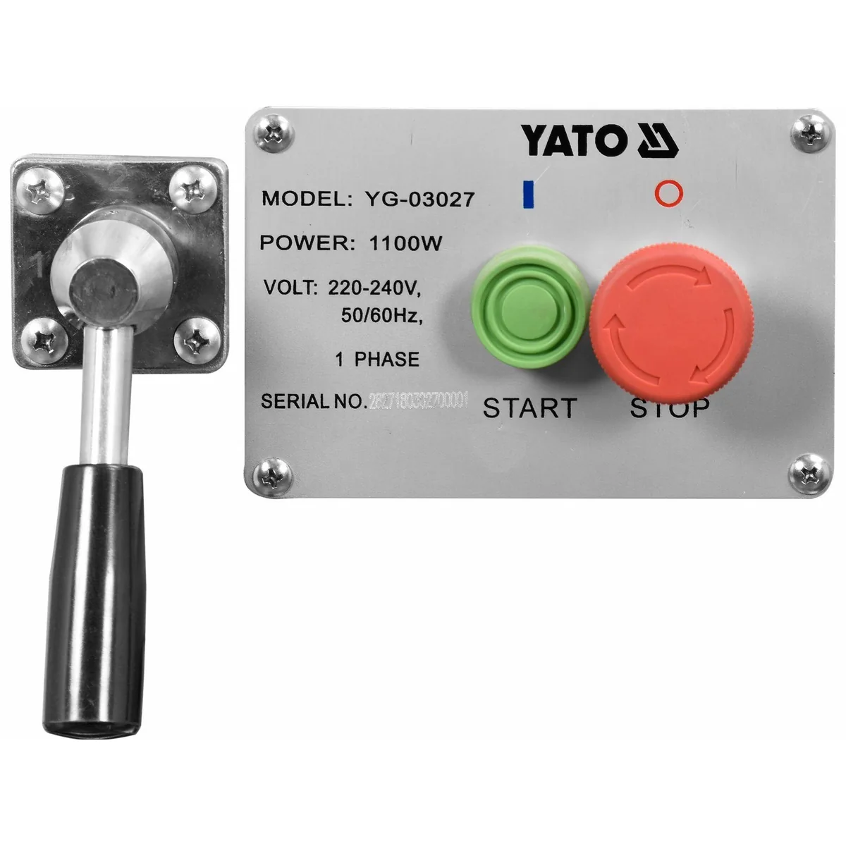 Yato Planetenmischer YG-03027, 1100 W, 35L Edelstahl-Schüssel 5