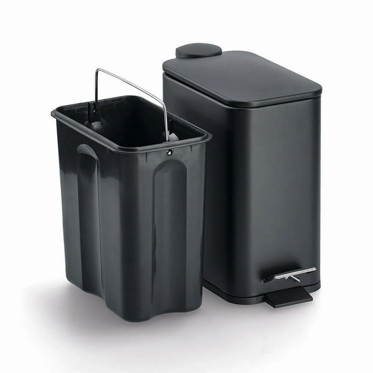 Zeller Present Treteimer 5 l, Soft Close, schlankes Design 2