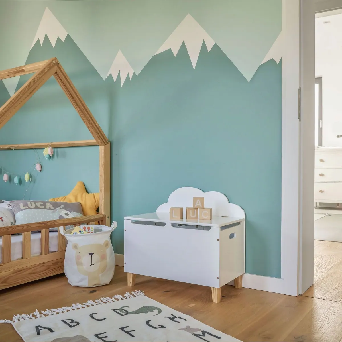 Zeller Present Wäschesack Kids, funktional & modernes Design — 3er Set für Ordnung im Kinderzimmer 5