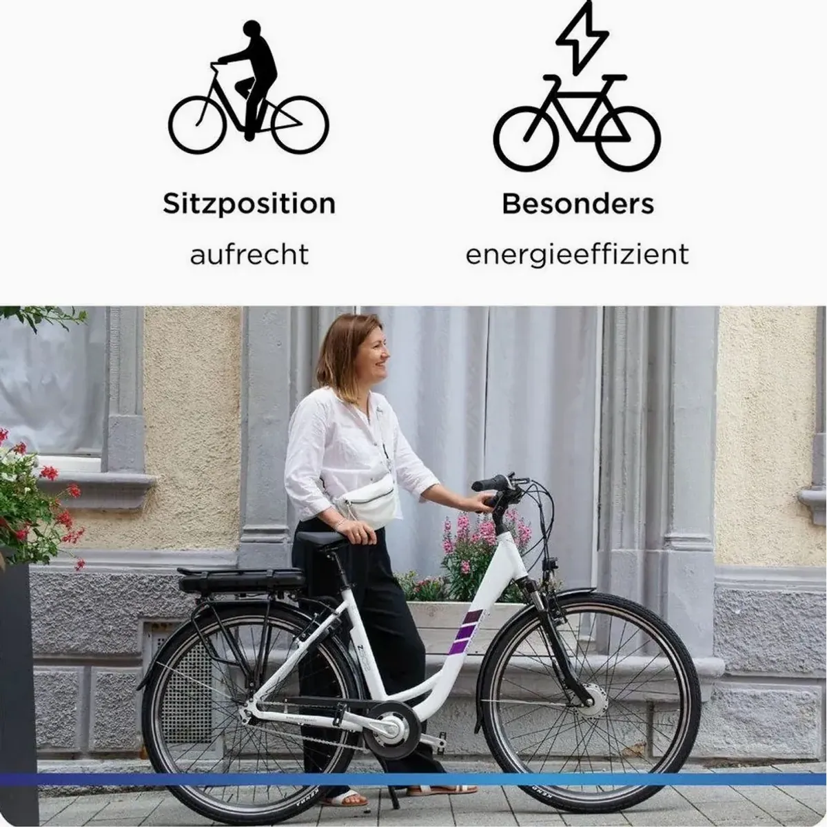 Zündapp Z502 E-Bike Cityrad, 28 Zoll, 130 km Reichweite, 40 Nm Motor 5